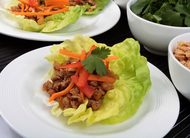 Asian-Chicken Lettuce Wraps