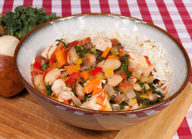 Chicken, White Beans and Kale Stew