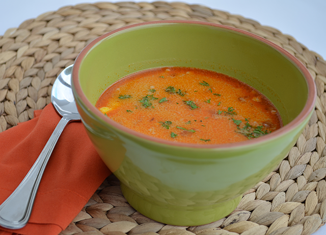 Soupe vermicelle au poulet à la turque