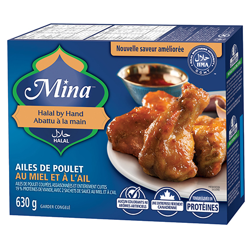 Ailes de poulet au miel et à l'ail