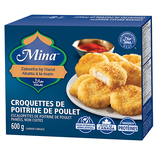 Croquettes de poitrine de poulet