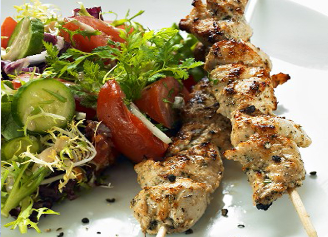 Lebanese Chicken Shish Kebabs