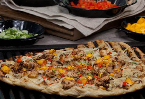 BBQ Jerk Chicken Pizza