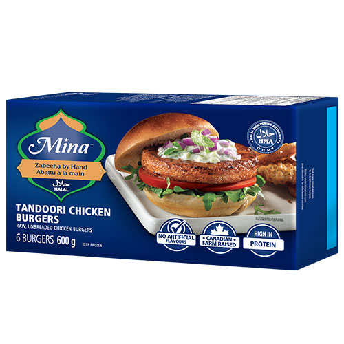 Tandoori Chicken Burgers