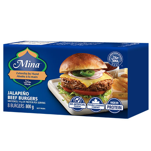 Jalapeño Beef Burgers