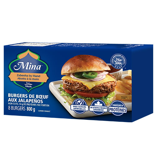 Burgers de bœuf aux jalapeños
