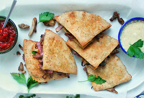 Chicken & Onion Stuffed Pita Bread