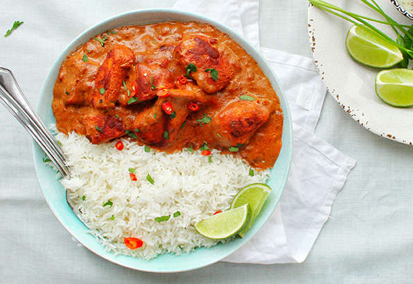 Chicken Tikka Curry with Rice