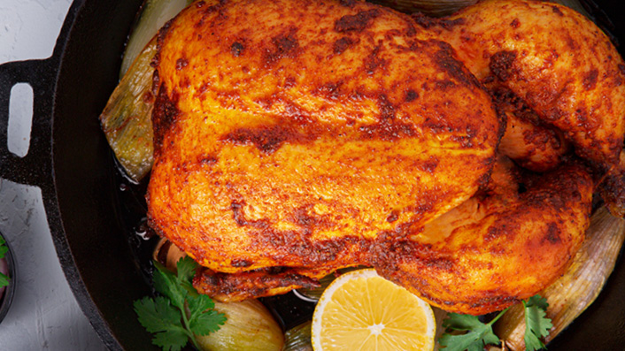 Tandoori Roasted Chicken