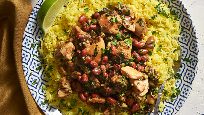 Chicken and Kidney Bean Stew