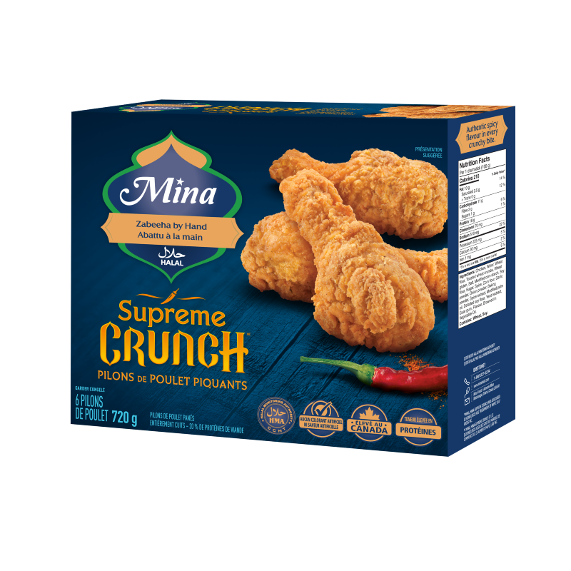 Pilons de poulet piquants halal Supreme Crunch