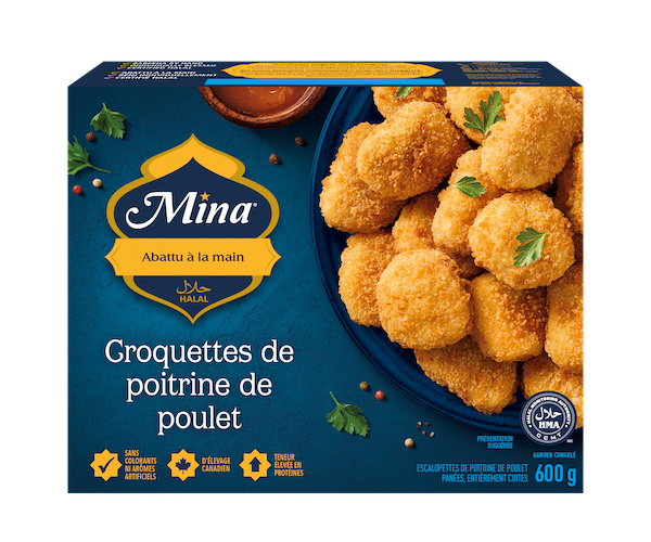 Croquettes de poitrine de poulet